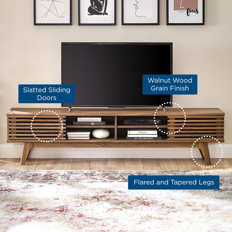 Carson carrington mid century tv stand discount